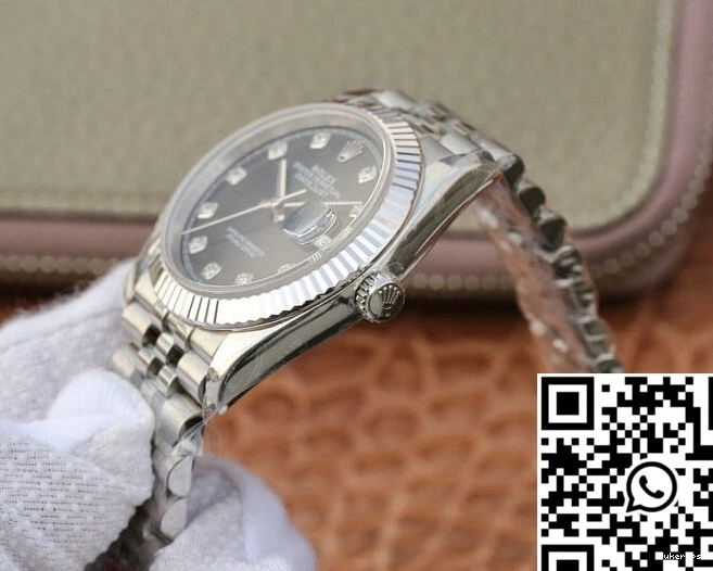 GM Diamond-se Datejust M126234-0027 Factory Rolex Dial Black 0202